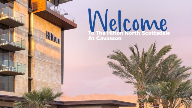 Welcome To The Hilton North Scottsdale At Cavasson